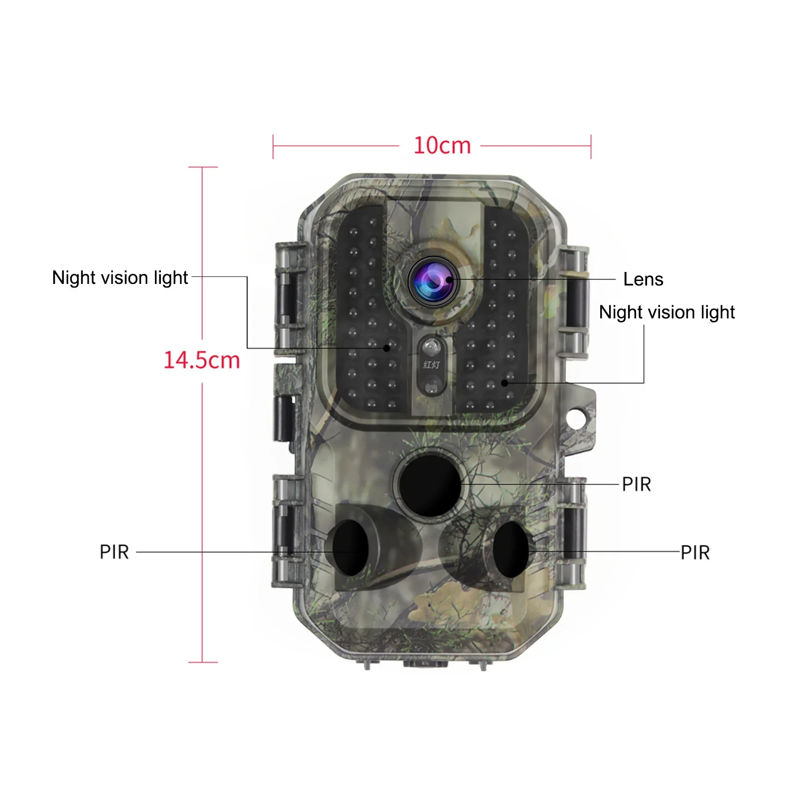Hunting Trail Camera 30MP 4k Infrared Night Vision Motion Activated Trigger Security Cam Outdoor Wildlife Photo Traps