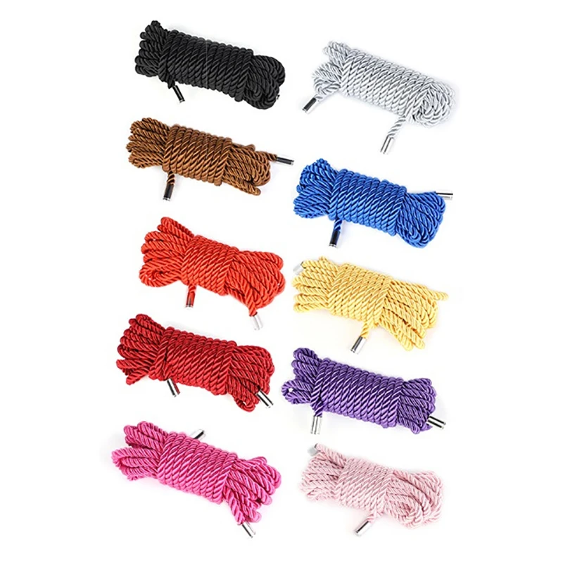 Corda bondage in cotone poliestere spesso per giochi shibari_voghion.com