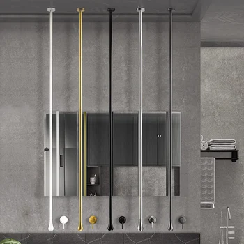 Water Drop เพดานติดตั้งก๊อกน้ําห้องน้ําทองเหลืองติดผนังร้อนเย็นอ่างล้างจาน Tap สําหรับอ่างอาบน้ําอ่างล้างหน้า 2