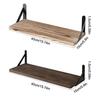 Étagères flottantes pour mur, étagères, étagère murale en bois pour salon, salle de bain, chambre à coucher, cuisine, décoration de la maison 2