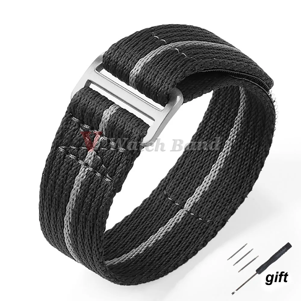 Premium Canvas Nylon Strap - Sport Watch Band 20mm 22mm, Unisex Bracelet Belt