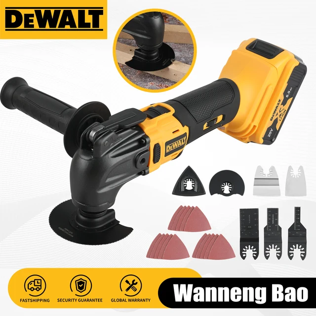DEWALT DCS357 20V MAX Outil oscillant multifonction sans fil sans balais, accessoires, changement rapide sans outil, découpe, ponçage, décapage de coulis 1