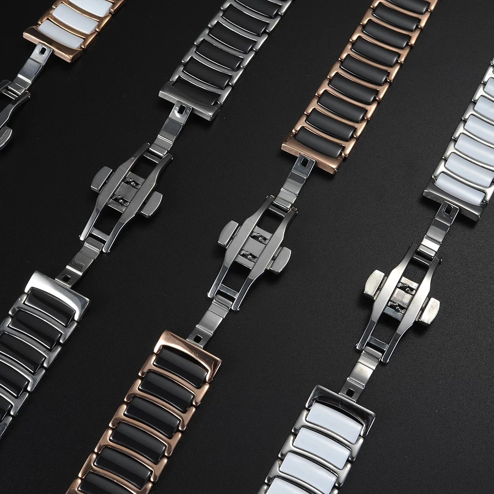 Luxury Ceramic Bracelet - Premium Metal Strap