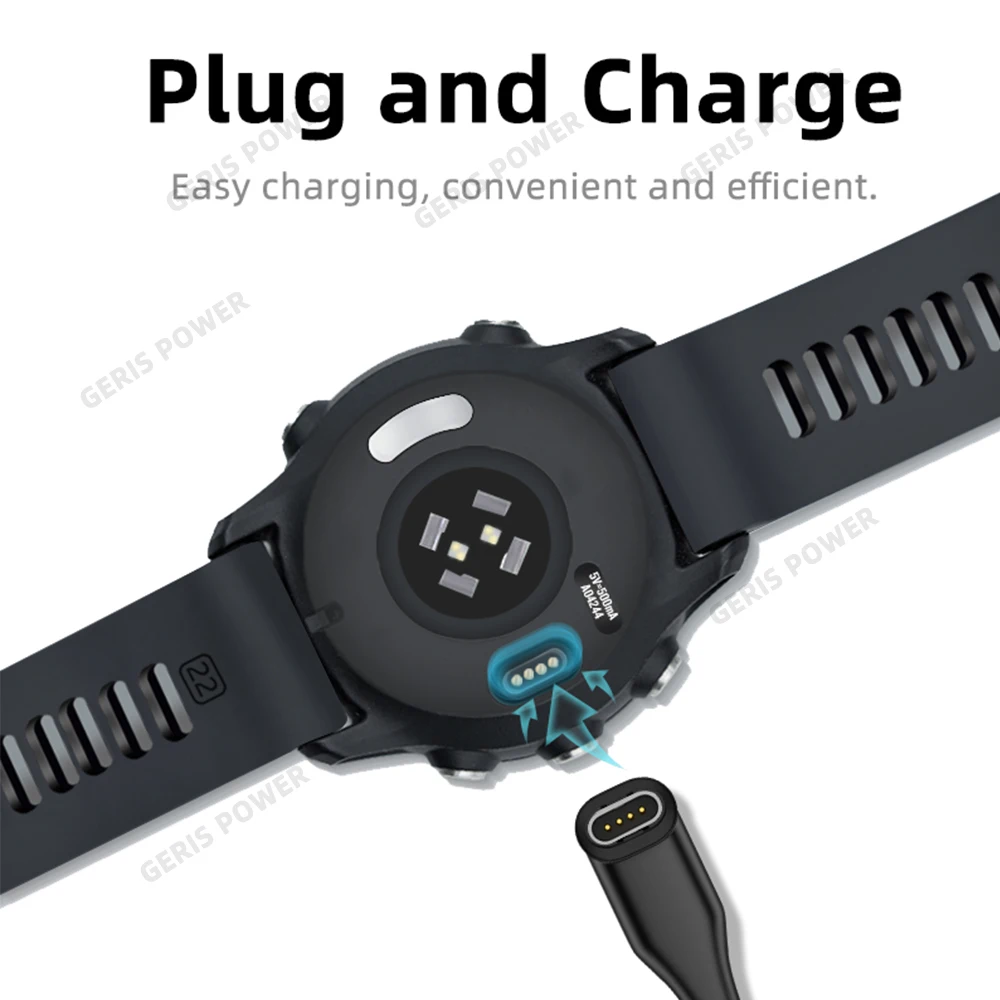 Dual Function Type C/USB Watch Charger Cable
