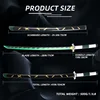 Demon Slayer Katana Light up Cosplay Toy Sword  104cm /41" Halloween Gift Tsuyuri Kanao  Kokushibou with Belt and Sword Holder 4