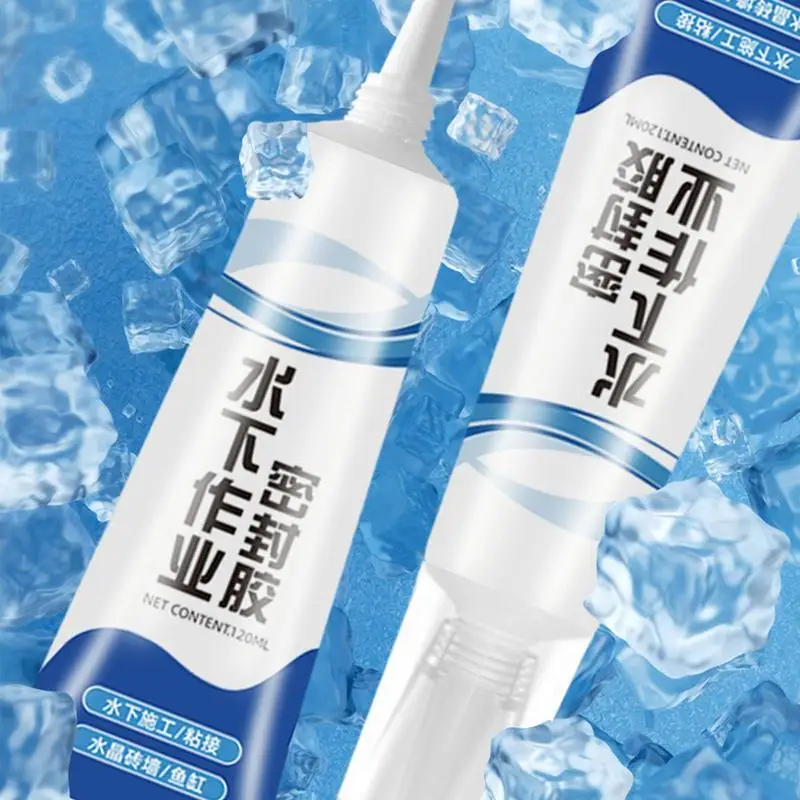 120ml Strong Adhesion Aquarium Sealer Clear Waterproof Aquarium Supplies Safe Sealant For Aquariums Fish Tank Glue