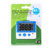 Thermomètre numérique pour réfrigérateur et congélateur avec écran LCD, alarme et température maximale et minimale pour intérieur et extérieur 5