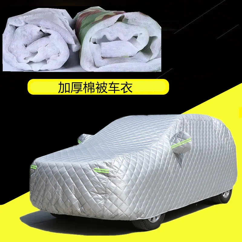 Thickened Car Cover Full Car Clothes Full Body Car Cover In Winter