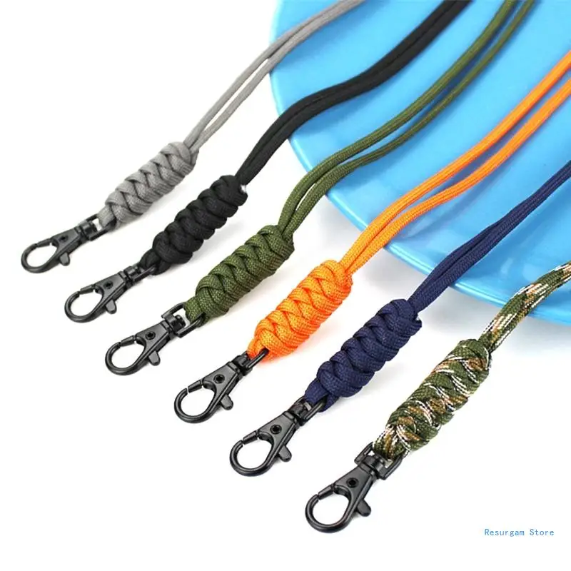 Paracord Lanyards Keychains Necklace Whistles Wrist Strap Braided Parachute Rope Accessories paracord rope braided paracord paracord accessories outdoor accessories paracord lanyard pendants outdoor knife lanyard paracord keychain