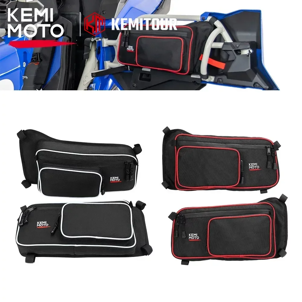 

KEMIMOTO X3 UTV Rear Storage Door Bag For Can am Maverick X3 MAX RR R 4x4 XRC XMR DS XDS Turbo DPS 4 Doors 2017-2024