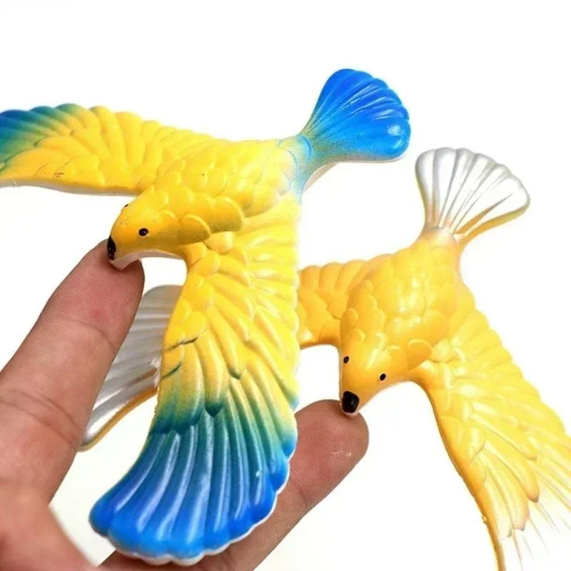 1 Pack Plastic Balancing Eagle Bird Children Educational Toys Kids Fun Toys Anti Stress Finger Balancing Game