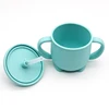 Baby Penguin Straw Cup Food Grade Silicone Children's Creative Straw Cup Baby Learning Cup Baby Anti Drop Water Cup BPA Free 2