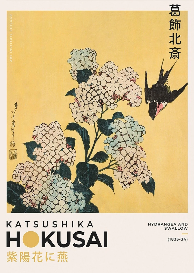 thumbnail image 1 of Cuadro sobre lienzo japonés Katsushika Hokusai, arte de pared, póster impreso, imagen de montaña con olas para decoración del hogar y el interior de la habitación, 1 of 5