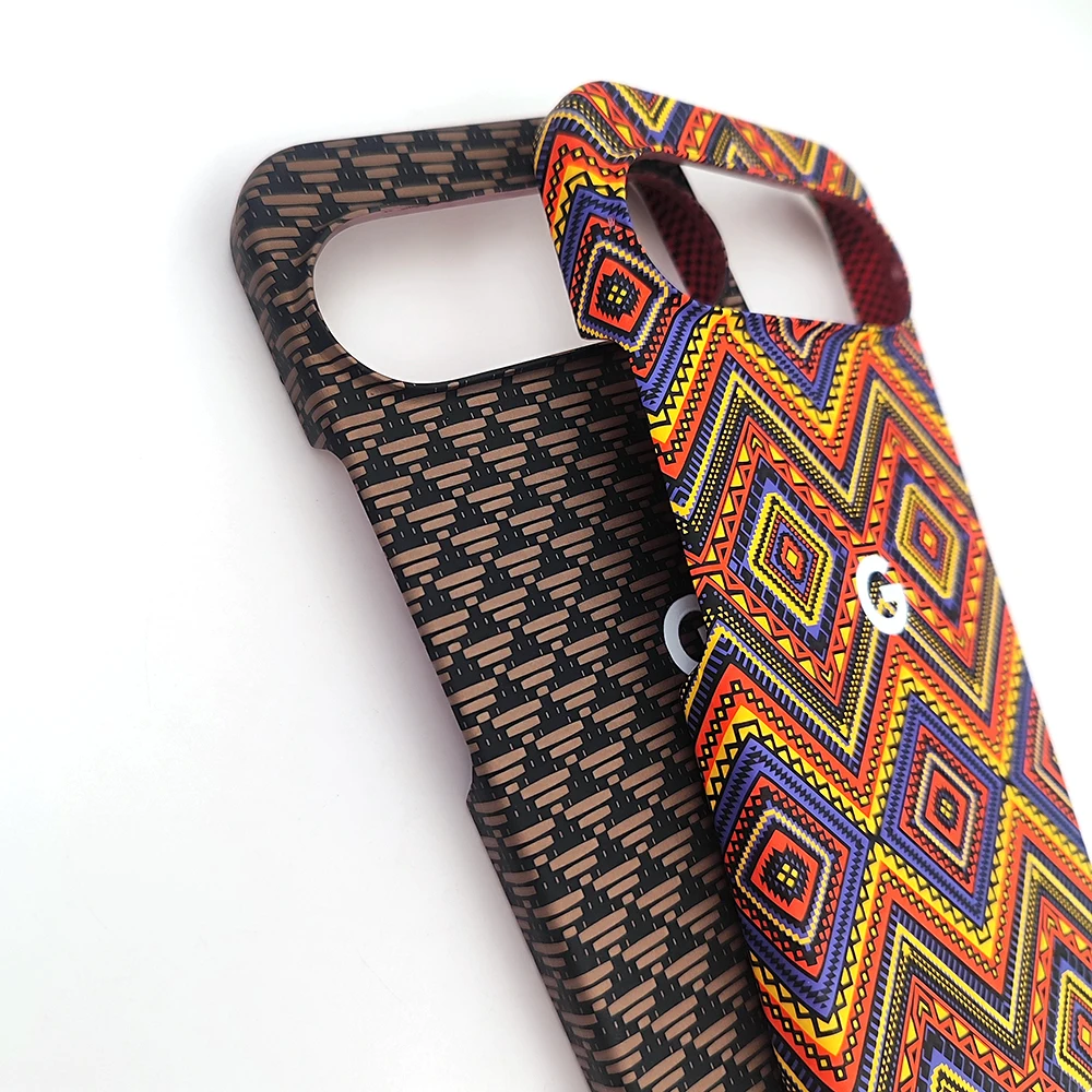 Luxury Ultra Thin Carbon Fiber Pattern Matte Shockproof Case with MagSafe Compatibility