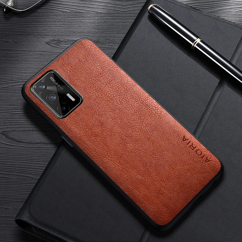 Luxury Leather Business Phone Case - Elegant and Simple Design