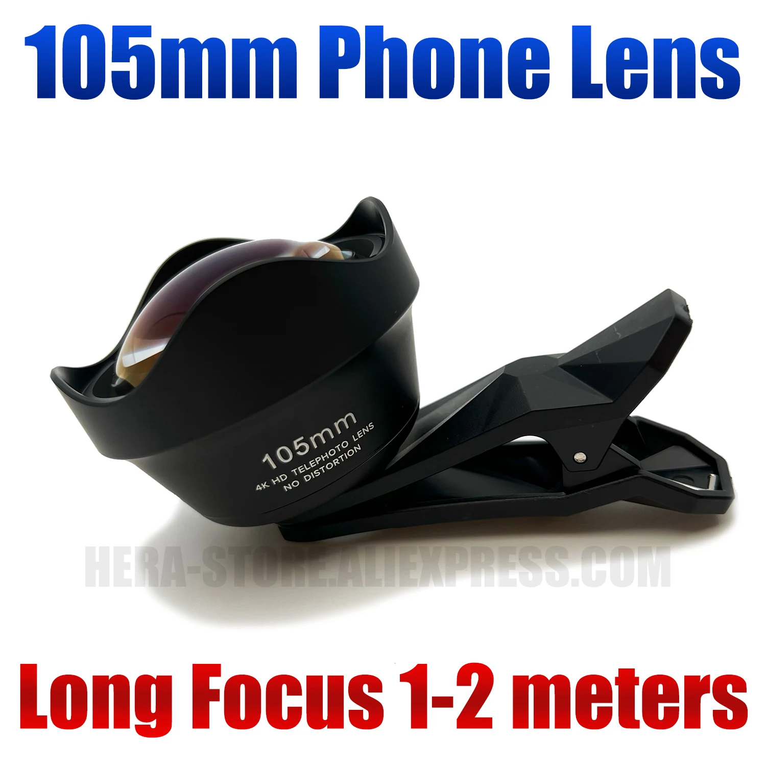 

2.5X 105mm Long Focus Telephoto Lens For Video and Photo Shooting Mobile Phone Camera Lenses for Smartphone Universal for Phones