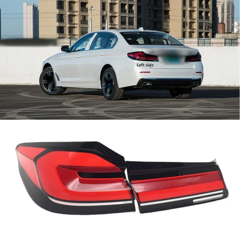 

for BMW 5 Series 2021-2022 Car Rear Taillight Shell Brake Lights Shell Replace Auto Rear Shell Cover Lampshade