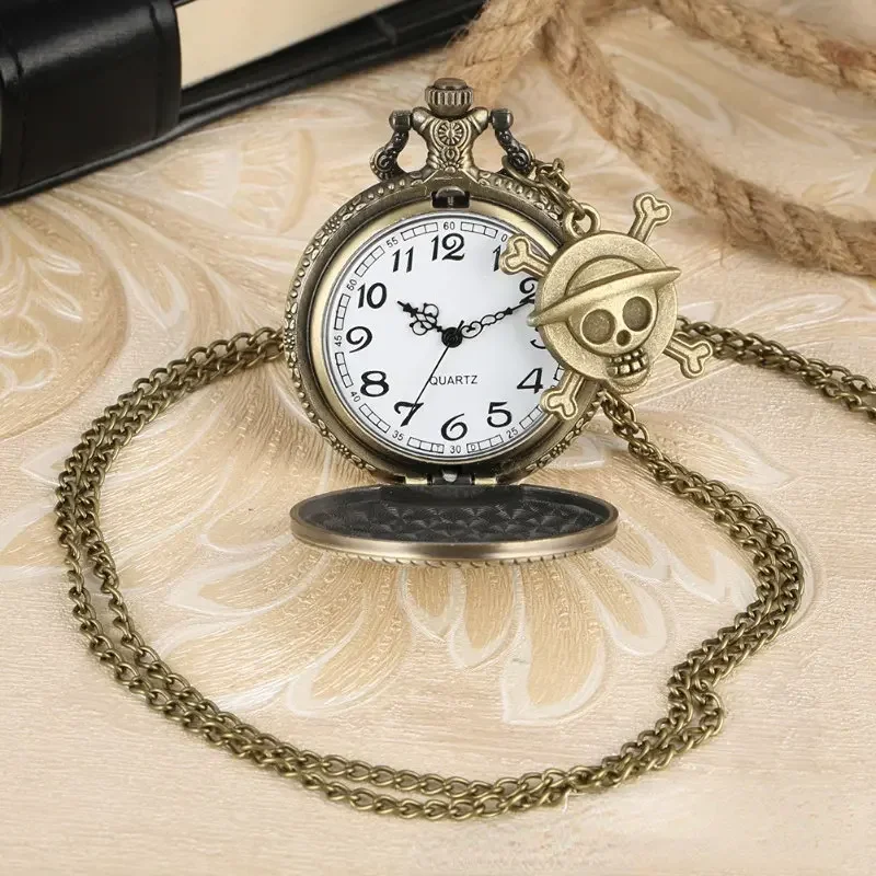 SHARE SPIRIT skull chain pocket watch Skull Pocket Watch