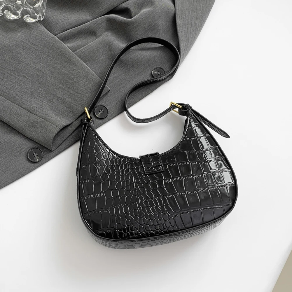 PU Leather Crossbody Bag for Women with Adjustable Strap