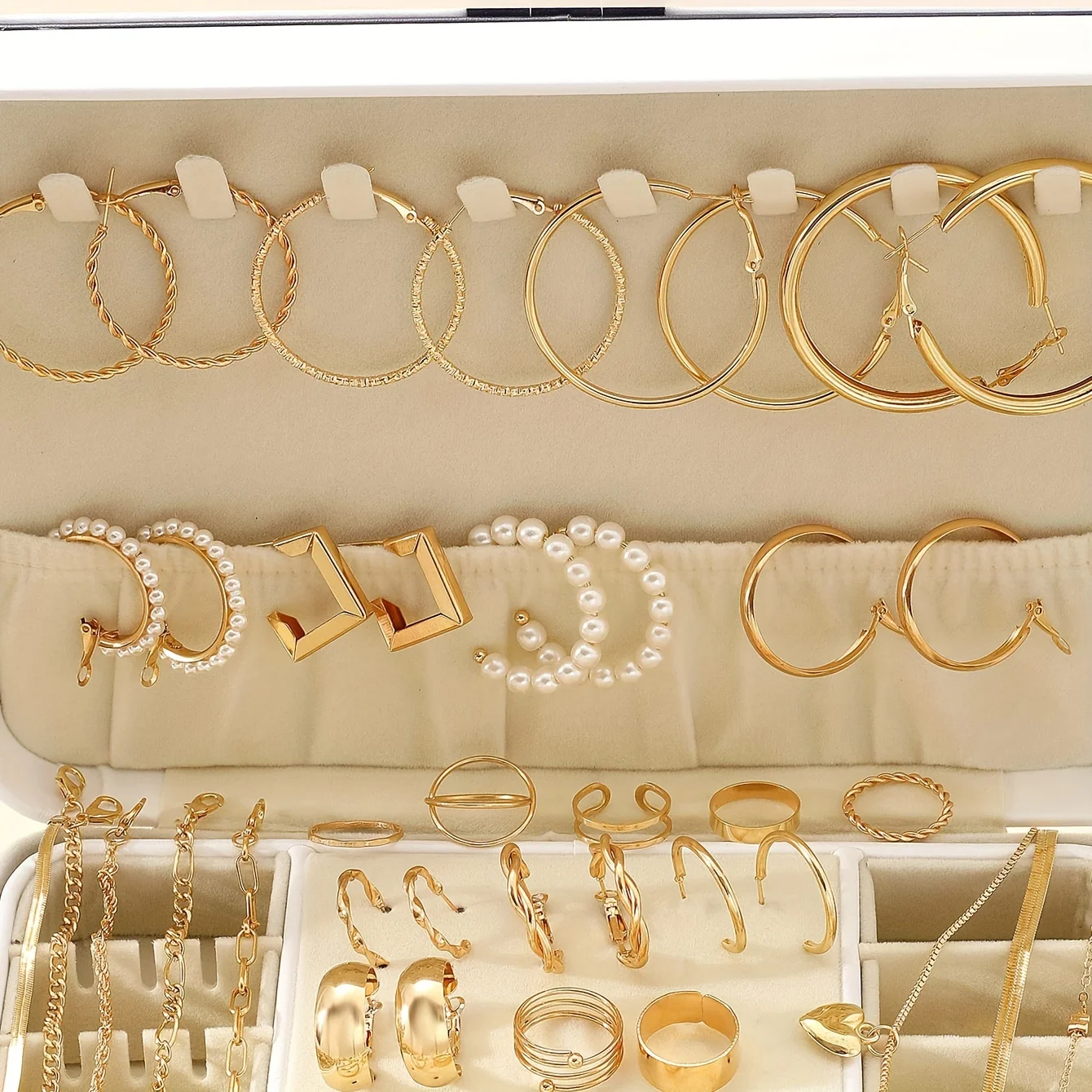 Jewelry Sets Jewelry Set 54-Piece Elegant Assortment With Earrings Necklaces Rings Bracelets Versatile 4-in-1 Collection For Daily