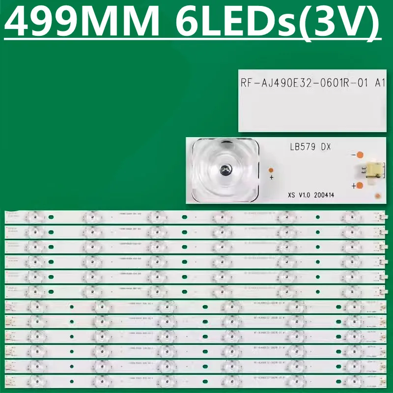 LED 백라이트 스트립, RF-AJ490E32-0601L-01 RF-AJ490E32-0601R-01 LC-49CFE5001K LC-49CFE5002E 49CFE6031K LC-49CUF8472K LC490DU