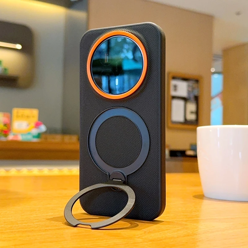 Enhanced Rotating Stand Case with Magnetic Shockproof and Anti-Fall Protection