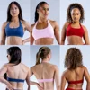 Impact Sports Bra With Logo Women Seamless Halter Bra Open Back Yoga Top Bras Medium Support Gym Crop Top Padded Sportswear 1