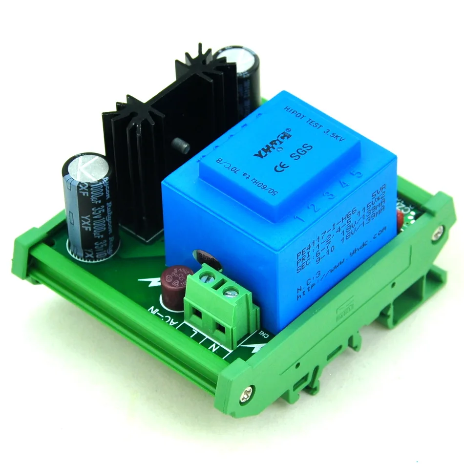 

CZH-LABS DIN Rail Mount Input AC230V Output DC1.25~15.8V Adjustable Voltage Regulator.