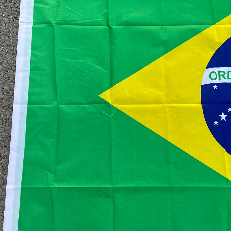 90+150cm 60*90cm size Large Brazil Flag Hanging Polyester Digital Print Brasil Brazilian Banner for Celebration - Image 6
