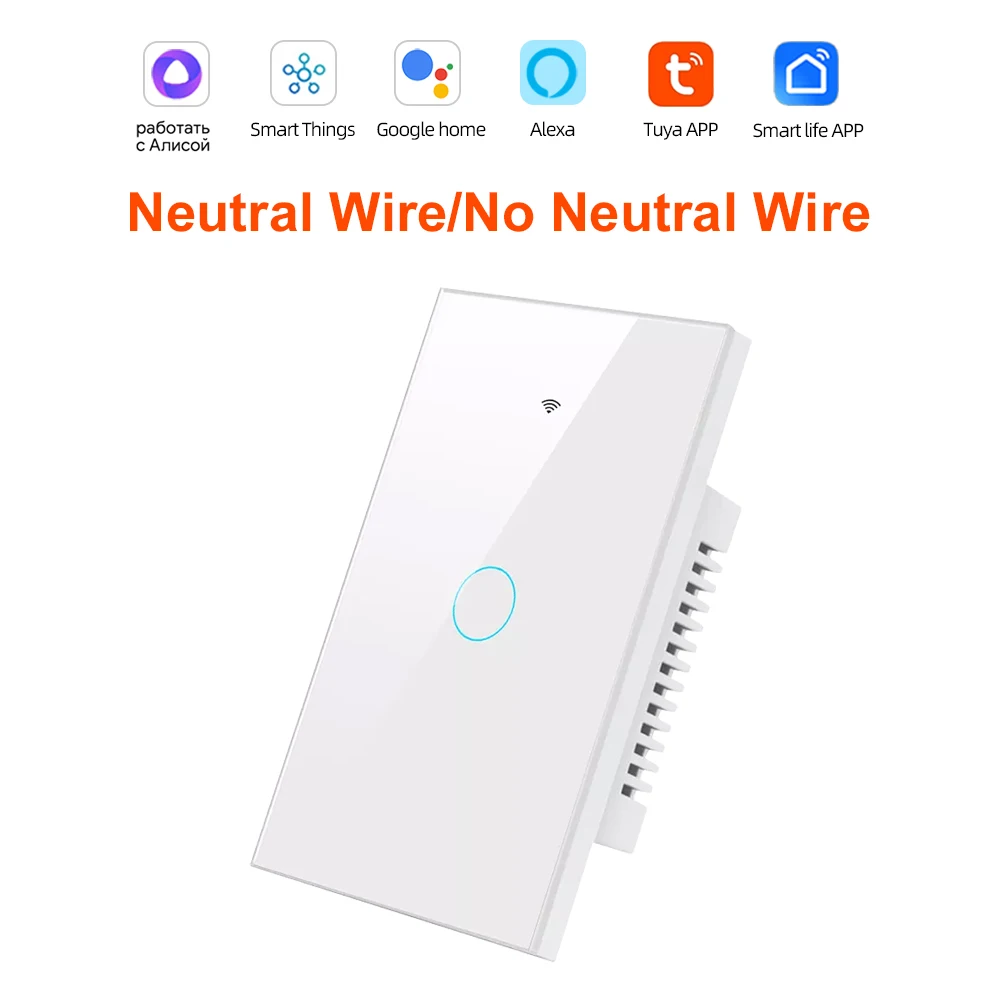 الحياة الذكية واي فاي + بلوتوث اللمس مفتاح الإضاءة...