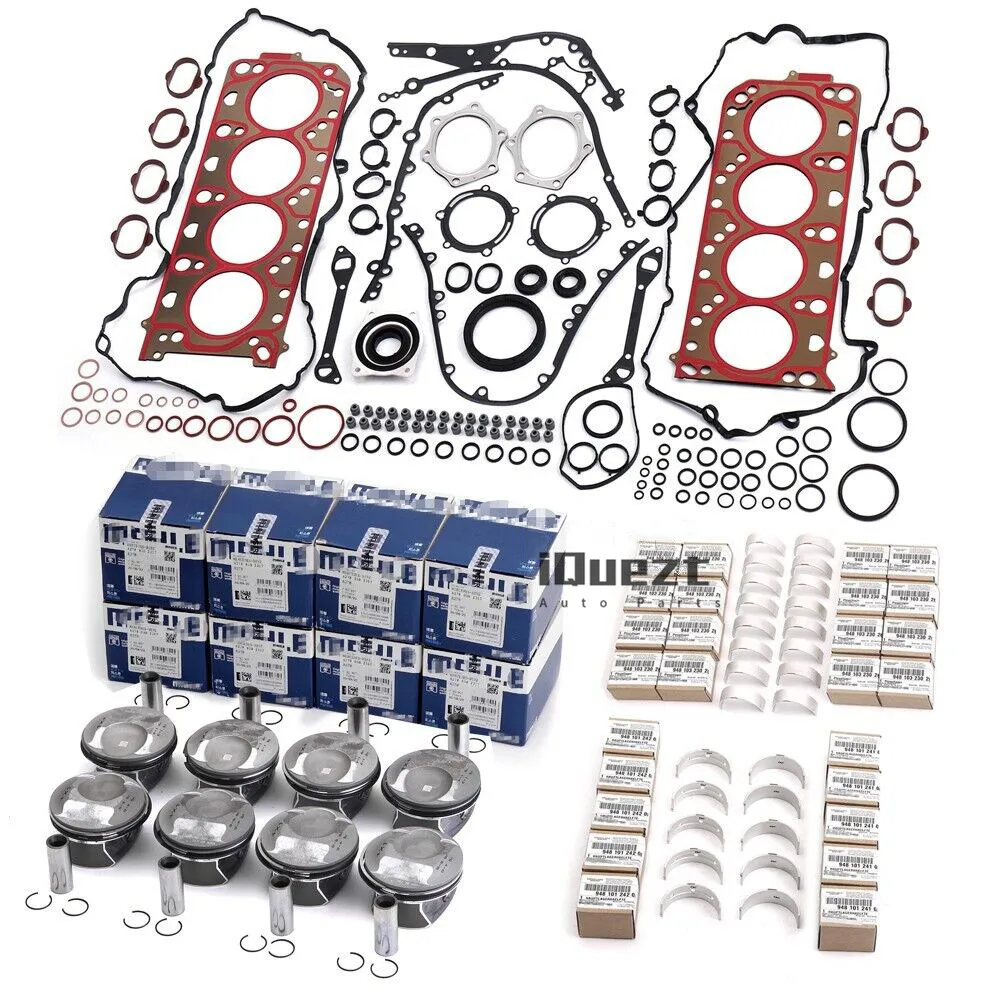 Revisione Motore Ricostruire Kit Guarnizioni Pistone Per Porsche Cayenne Panamera Turbo 4.8T