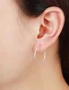 7mm-25mm Real 925 Sterling Silver Round Circles Small Endless Hoop Earrings For Women Girls Piercing Body Jewelry Gift 5