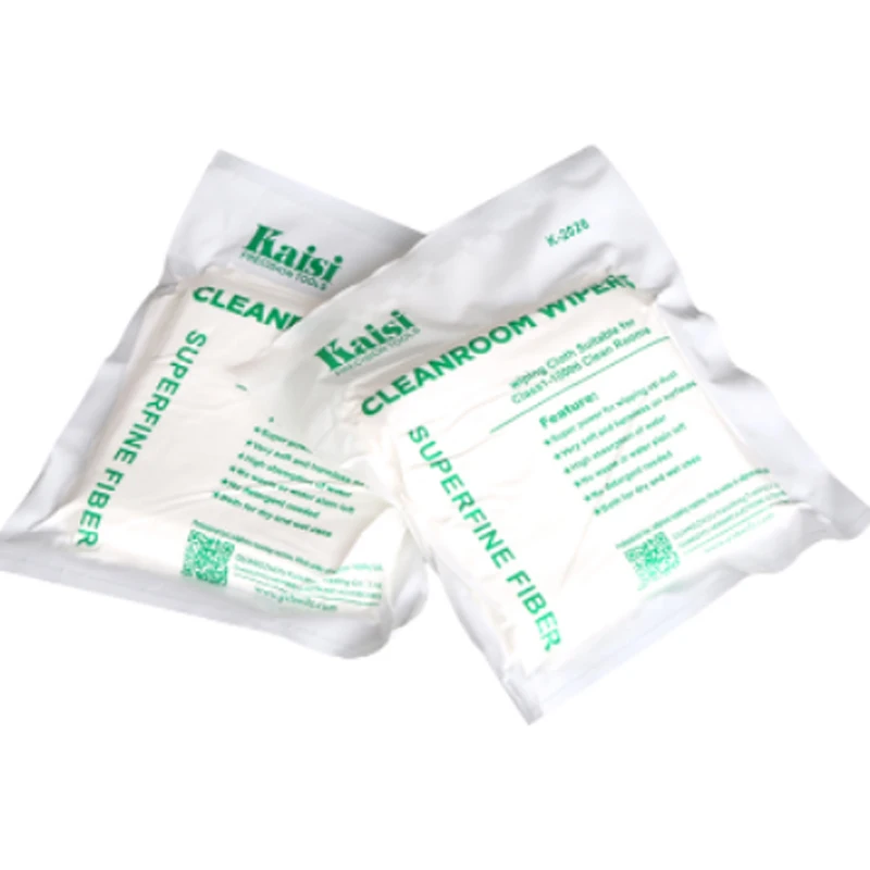 KAISI 50/200개 정전기 방지 LCD 클리닝 천 부드러운 보풀 없는 폴리에스터 클린룸 먼지 없는 천 휴대폰 LCD 화면 수리 도구