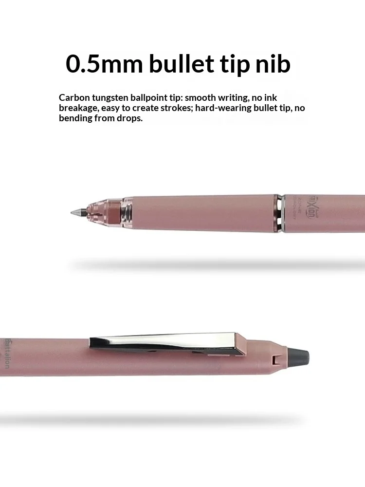 PILOT Frixion Ball Knock Zone, verbesserte dicke Tinte, löschbarer 0,5/0,7 mm Gelstift, japanisches Briefpapier mit einzigartigem Reibungsradiergummi – Detail 7