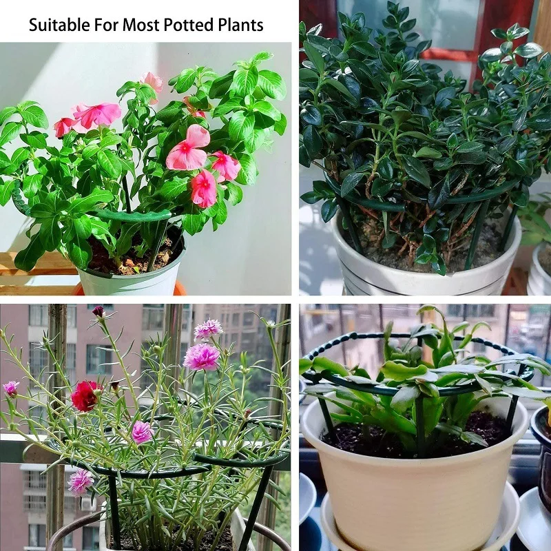 Plastic Plant Support Piles 4PCS plant stakes,plastic plant supports,plant climbing support,plant stem support,plant support racks,plant support stick