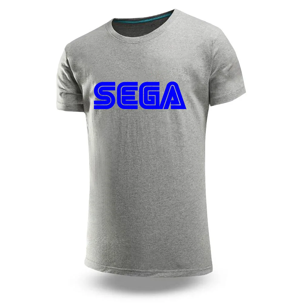 Sega 2023 New Men Spring and Summer Harajuku Decal Short Sleeve Cotton Comfortable Casual Tops Cool T-shirt