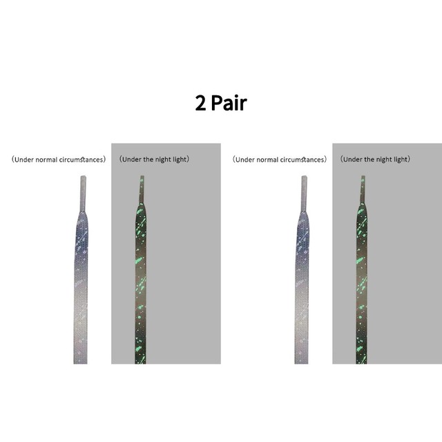 Luminous Shoelaces Flat Sneakers Canvas Shoe Laces Glow In The Dark Night Color Fluorescent Shoelace 120/140/160cm