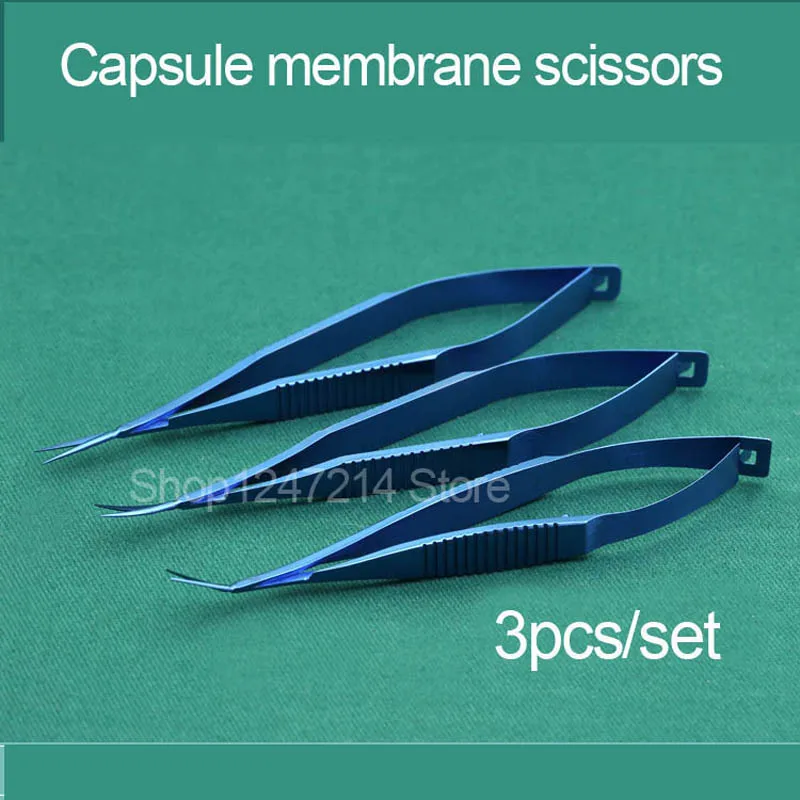 

Health & Beauty Make-up Makeup Tools Titanium alloy 8.5.5cm Capsule membrane scissors Micro scissors 3pcs/set