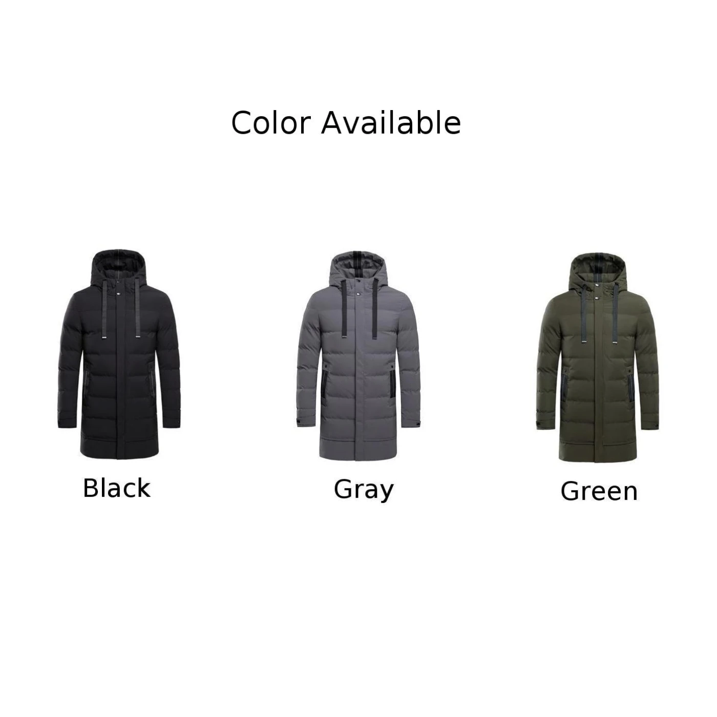 Mens Coats Winter Warm Parkas Middle-Length Jacket Outwear Male 2022 Casual Hooded Thicken Long Parka Overcoat Male Windbreaker