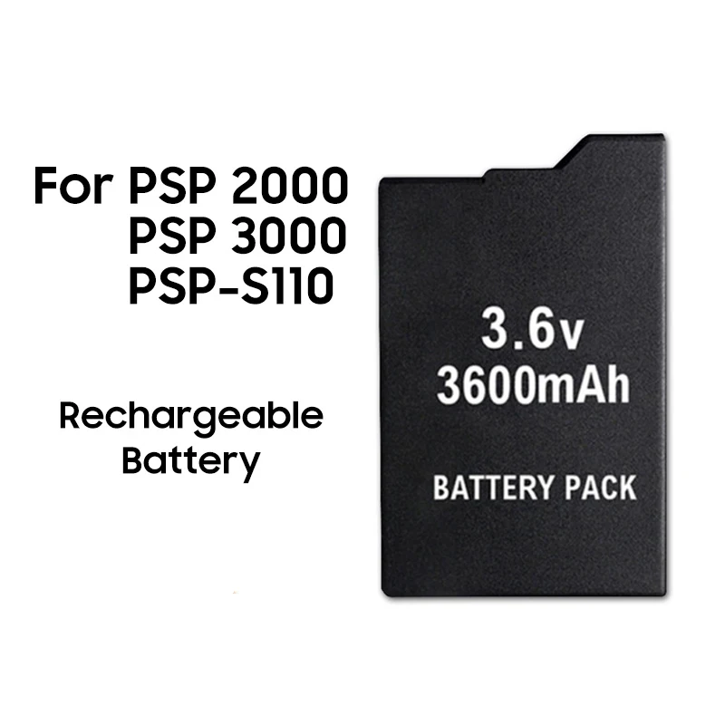ReplacementPSPBatteryPackForSONYPSP2000PSP3000PSPS1103600mAh