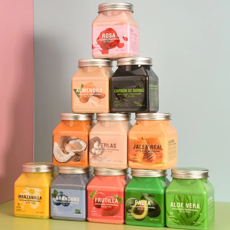Summer Girl Bath Artifact Fruit Flavor Exfoliating Body Scrub Bath Salt Deep Clean Chicken Skin Horny Foot Scrub