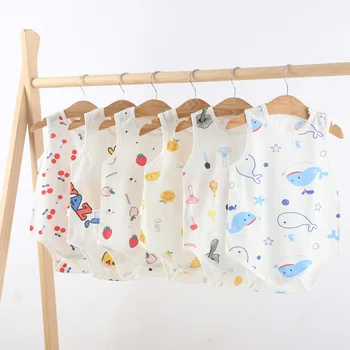 Cotton Baby Triangle Romper 1