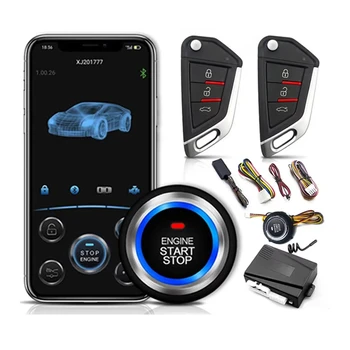 Telefono cellulare Avviamento telecomando Car Autostart Motore Sistema di arresto avviamento a un pulsante Avviamento motore automatico Chiusura centralizzata