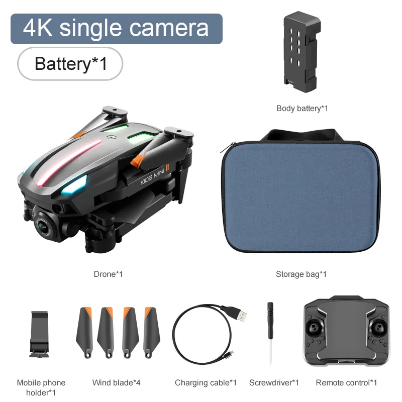 drone 4k K108 Mini Drone 4k HD with Camera Aerial Photography Aircraft Fixed Height Remote Control UAV Quadcopter Men's Fpv Rc Toys small drone with camera Camera Drones