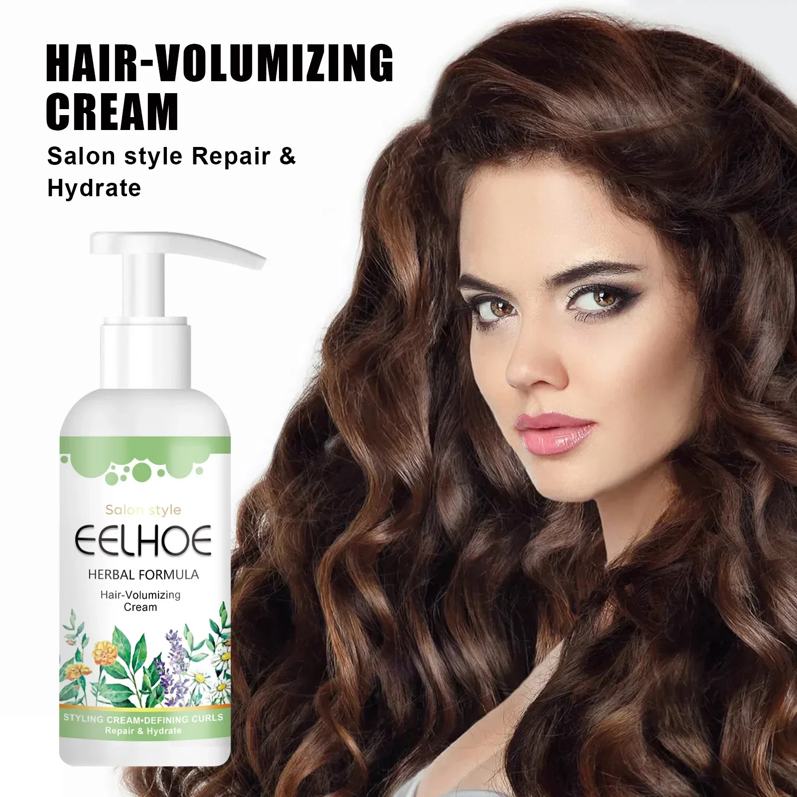 Hair-volumizing Cream Bouncie'lock Boost Defining Cream Curly Hair Volumizing Shiny Curls All Day Long Hair Care50ml rizos