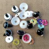 20pcs High Quality Safety Eyes For Amigurumi Crochet Toys Glitter Mixed Sizes Large Green Blue Buttons Doll Eye 18/20/25/30/35mm 3