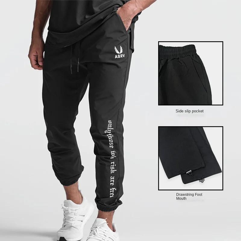 

Брюки мужские быстросохнущие, повседневные джоггеры, спортивные штаны для бега, тренажерного зала, фитнеса, тренировок, спортивная одежда, на лето