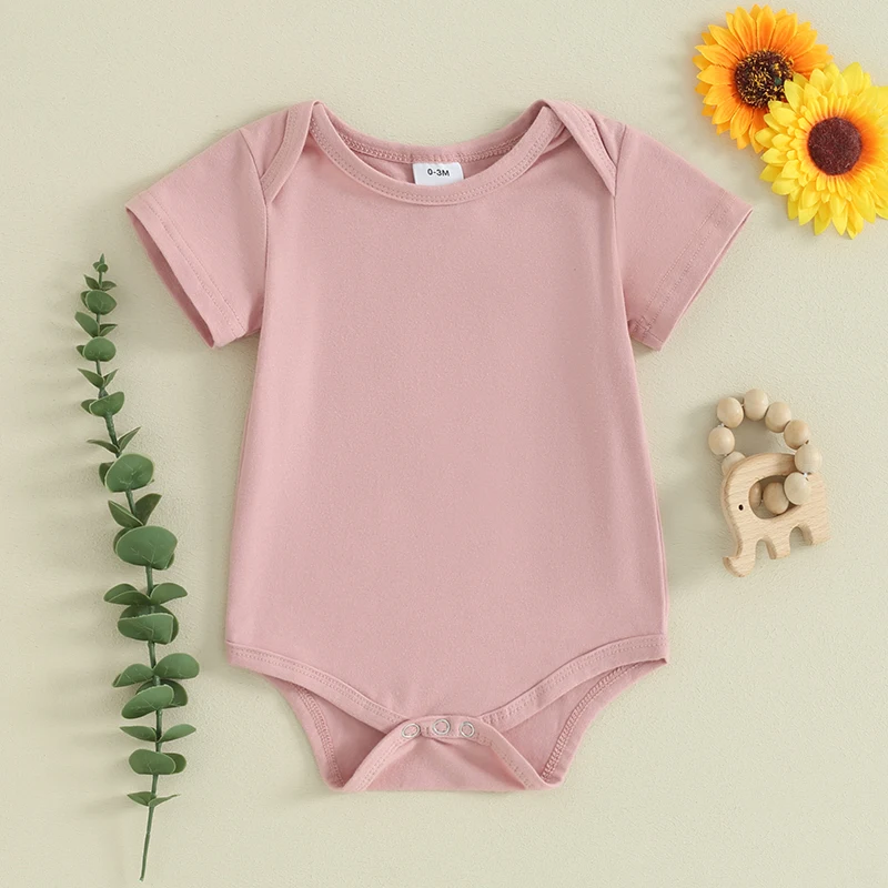 

Baby Bubble Romper Boy Girl Infant Short Sleeve Solid Shirt Oversized Bodysuit Baby Summer Clothes 3M 6M 9M 12M 18M