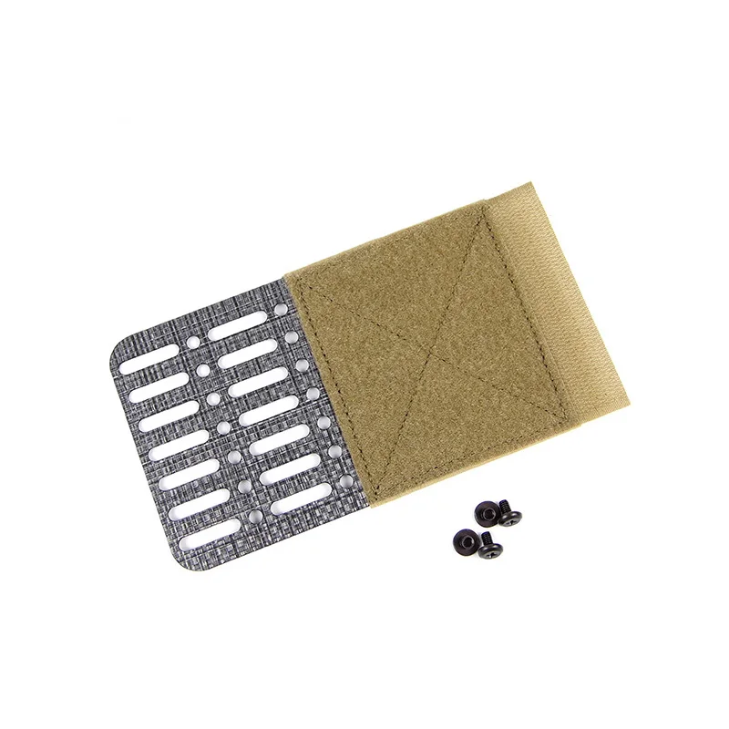 Tactical Raiders Plate Carrier Ali Laterali Piattaforma Di Montaggio Compatibile Universale Molle Coyote Brown Tr069