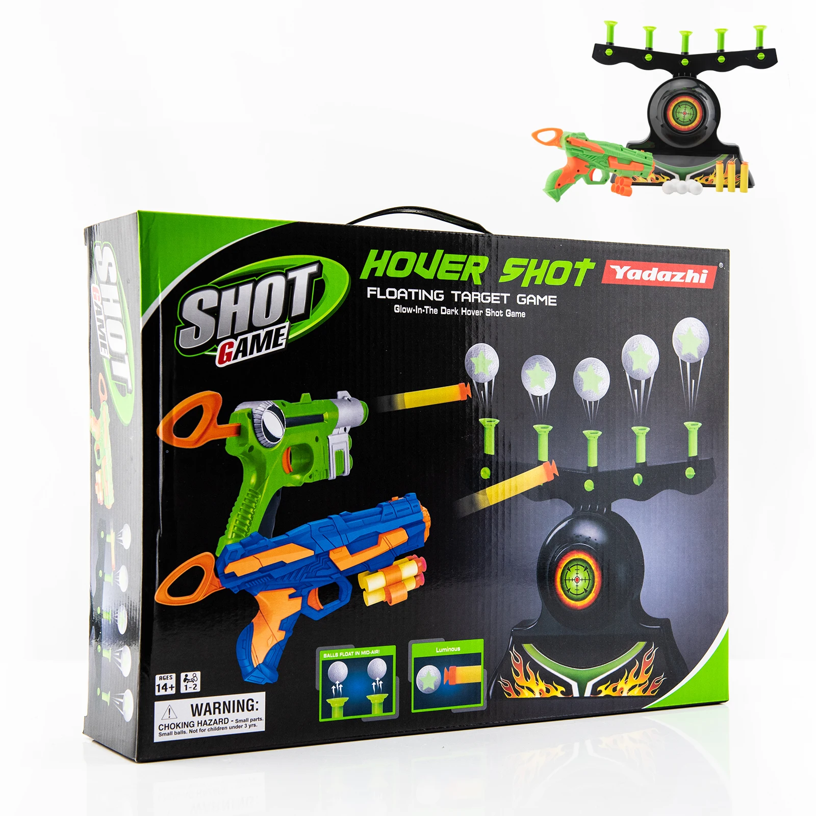 

Shooting Targets for Guns Shooting Game Glow in The Dark Floating Ball Target Practice Toys for Kids Boys Hover Shot 1 Blaster T